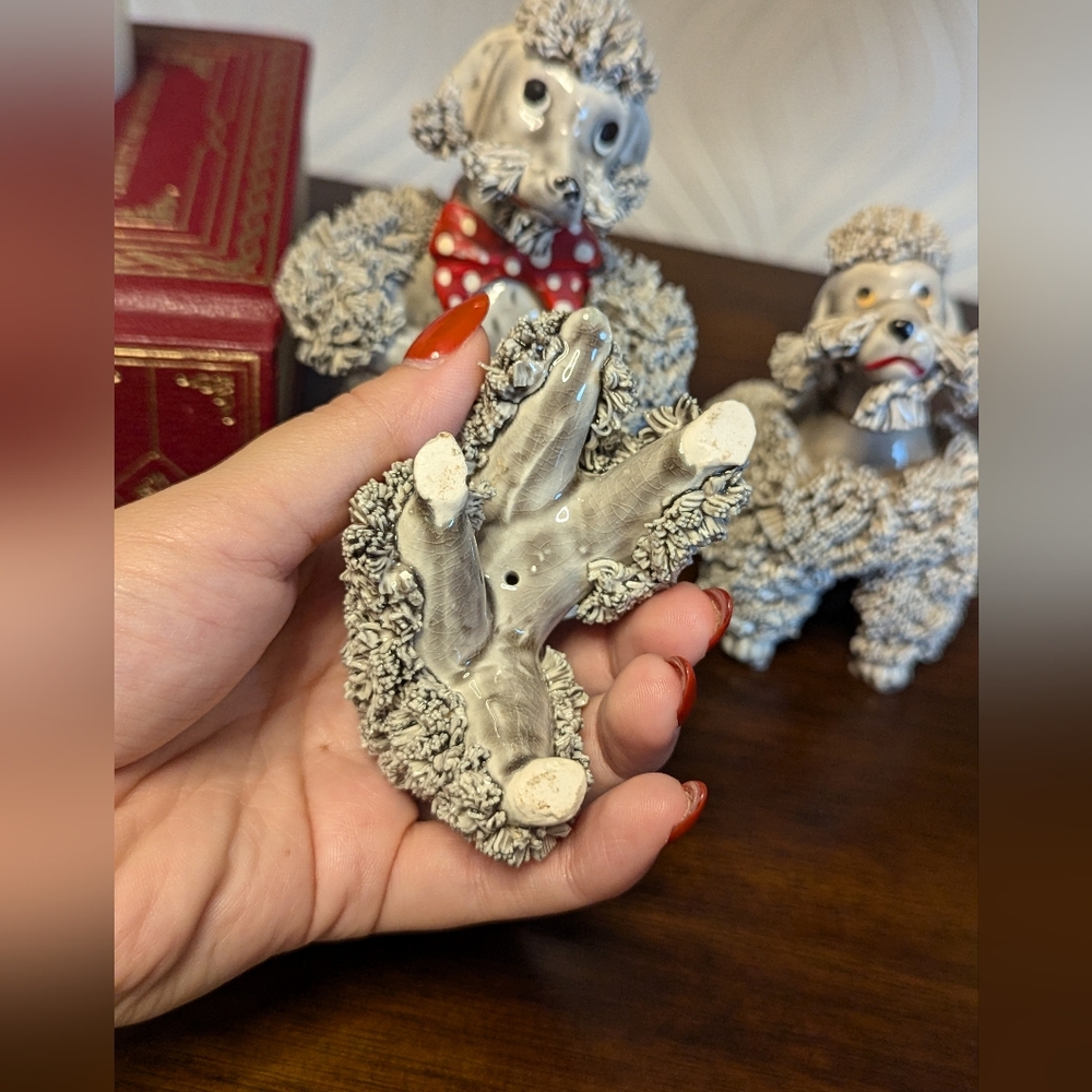 Vintage Mid Century Modern Spaghetti Poodles 1950s - Picture 4 of 12